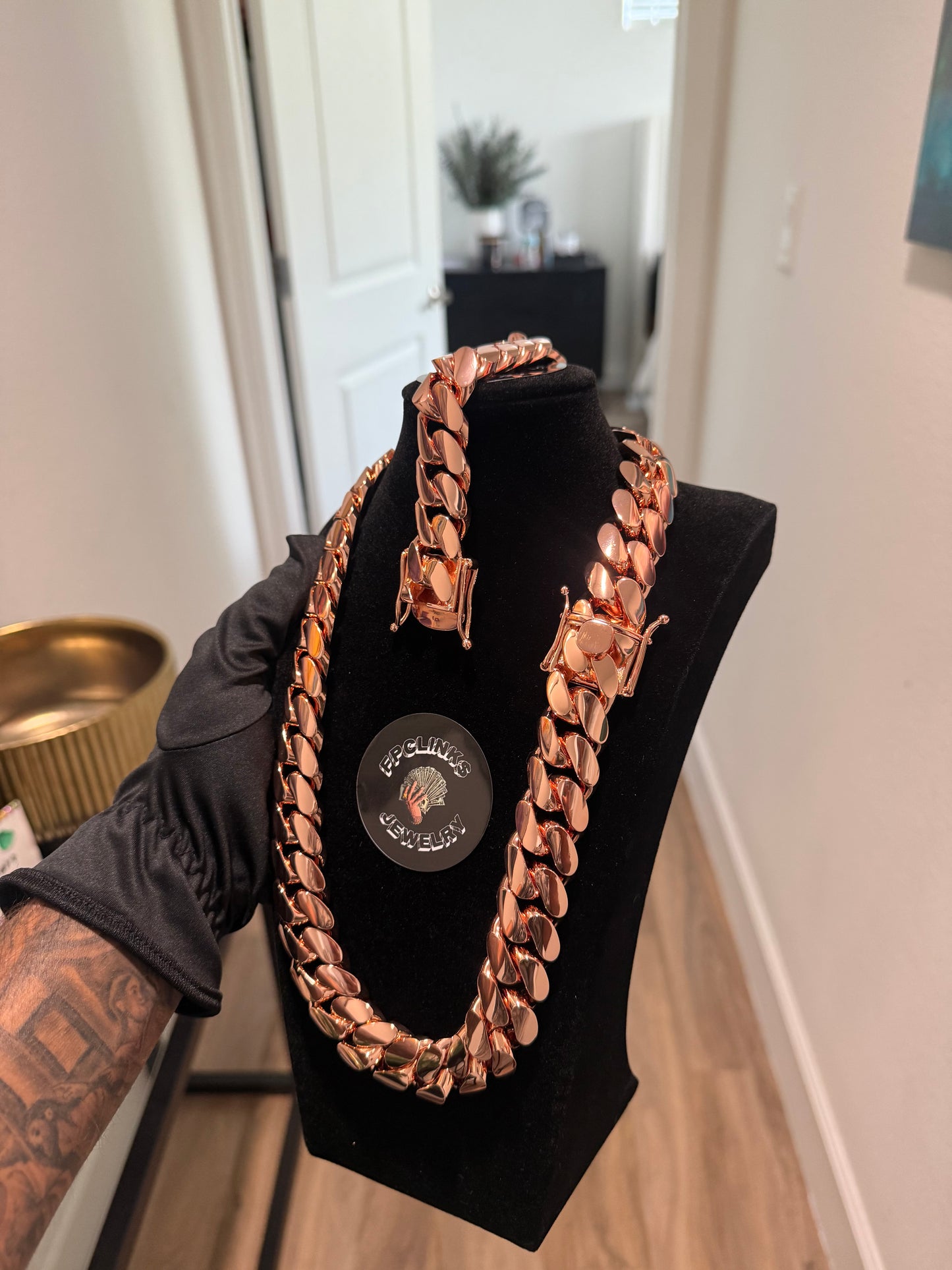 22MM ROSE GOLD