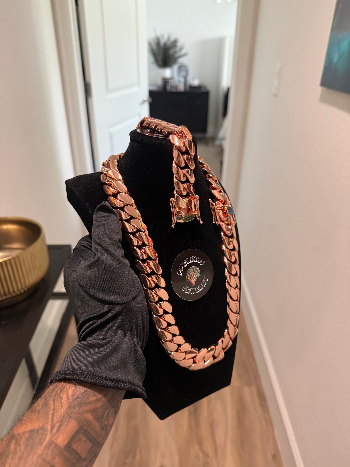 22MM ROSE GOLD