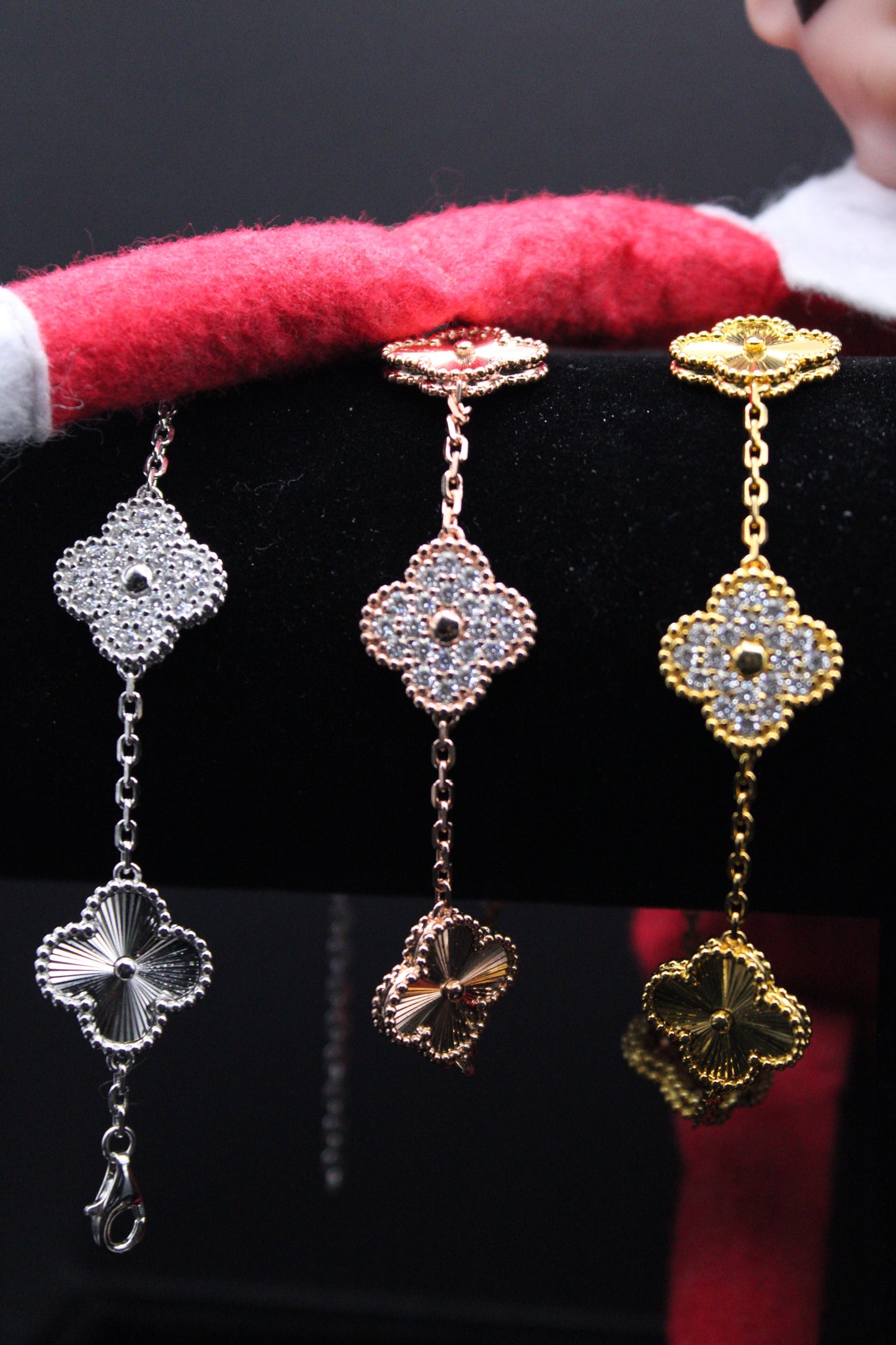 Moissanite Clover bracelet